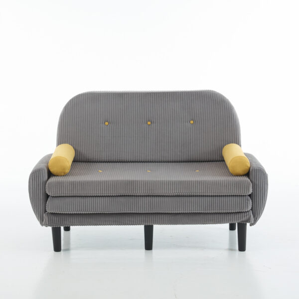 Convertible Sleeper Sofa Bed(Gray)