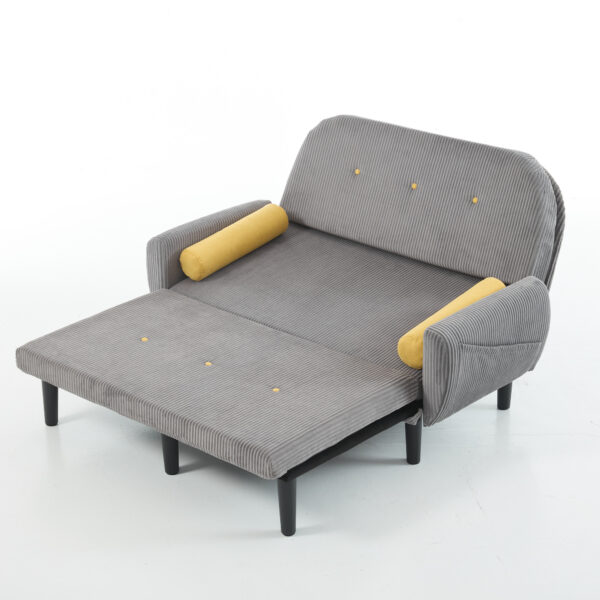 Convertible Sleeper Sofa Bed(Gray)