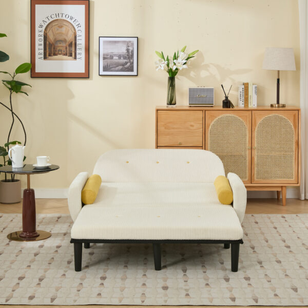 09ff42ce0c928ca5da5a9e2fce9e6b90 Convertible Sleeper Sofa Bed (Ivory)