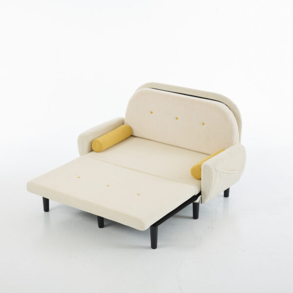 0bd57b79544c4a718fff5bfd9af1e857 Convertible Sleeper Sofa Bed (Ivory)