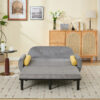 Convertible Sleeper Sofa Bed(Gray)