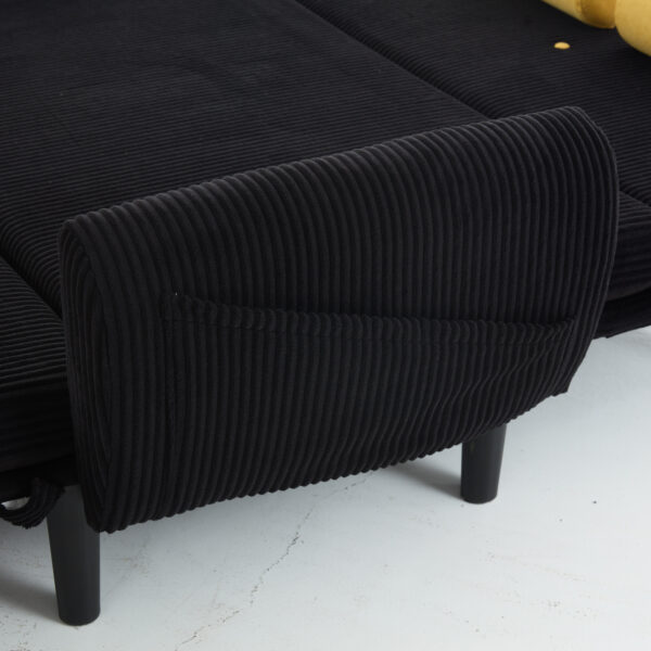 2b4e78cad51f5b0f5c589444b880b9ed Convertible Sleeper Sofa Bed (Black)