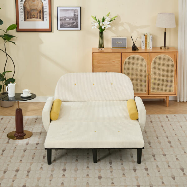 48a51e6ba52d2c5cb38e33fdb727b855 Convertible Sleeper Sofa Bed (Ivory)