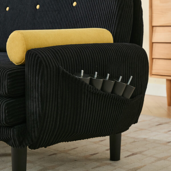 49d6a9a9359ea01fae26e5adcfc7d7d1 Convertible Sleeper Sofa Bed (Black)