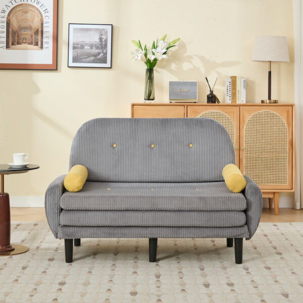 Convertible Sleeper Sofa Bed(Gray)