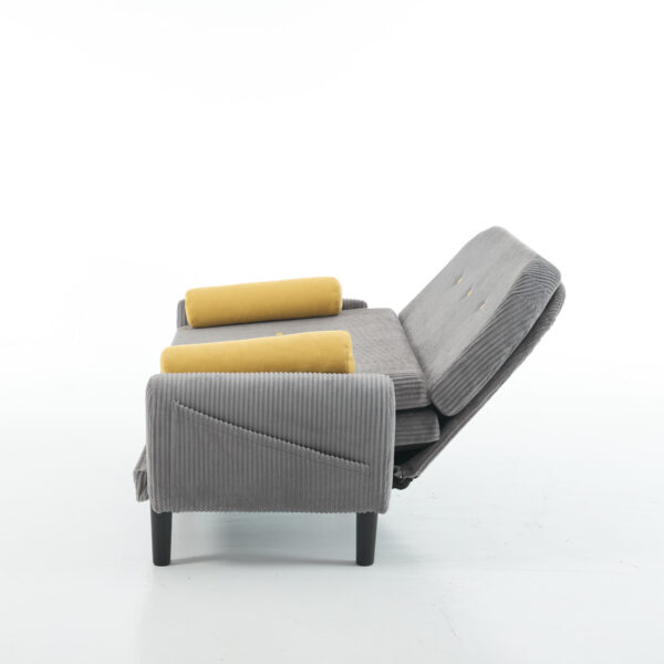 Convertible Sleeper Sofa Bed(Gray)