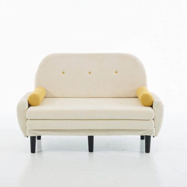 8029ca771012a079f2567db890fb0242 Convertible Sleeper Sofa Bed (Ivory)