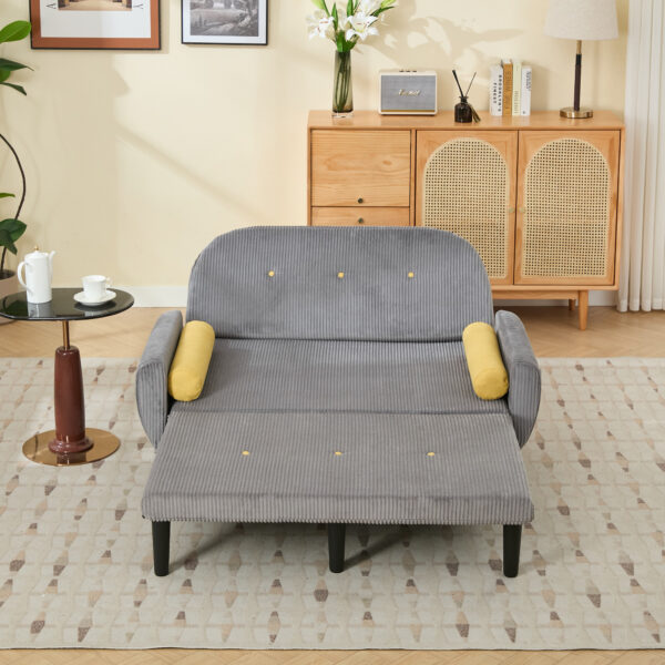 Convertible Sleeper Sofa Bed(Gray)