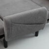 Convertible Sleeper Sofa Bed(Gray)