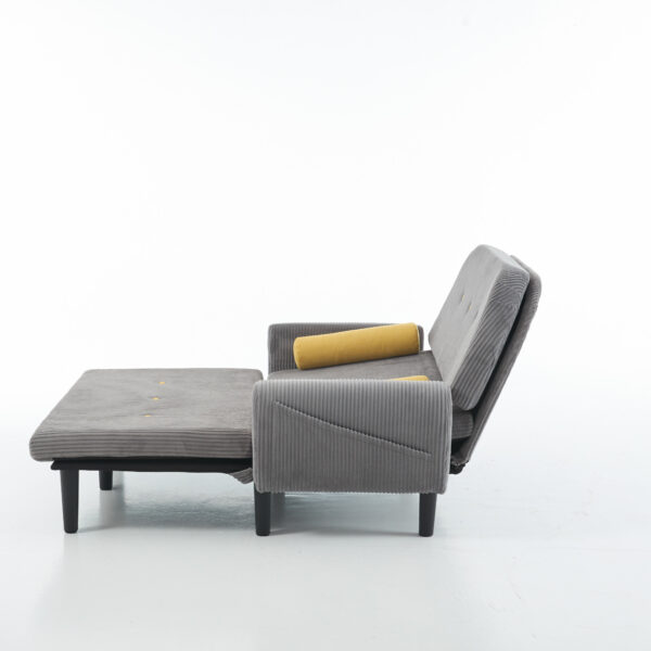 Convertible Sleeper Sofa Bed(Gray)