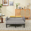 Convertible Sleeper Sofa Bed(Gray)