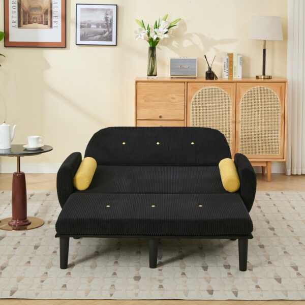 b869099ea0a0b65c7709e83e7a1137e2 Convertible Sleeper Sofa Bed (Black)
