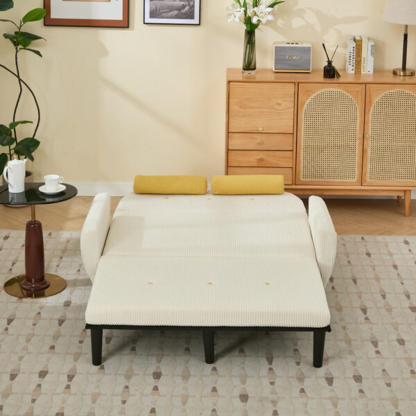 c079d146026b261e40ee739b59a66401 Convertible Sleeper Sofa Bed (Ivory)