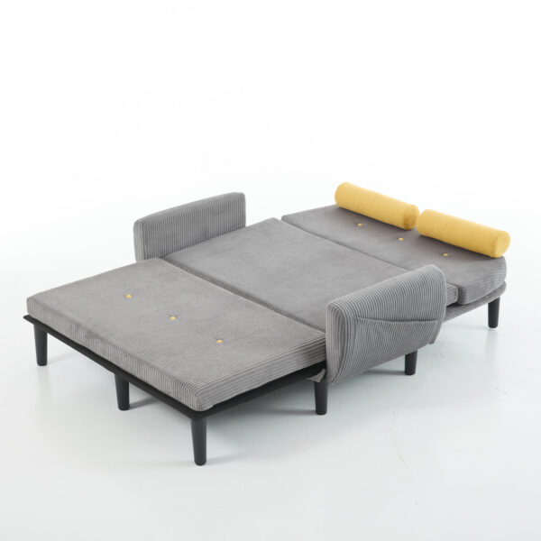 Convertible Sleeper Sofa Bed(Gray)