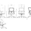 Office Mesh Chair (Mid-Back) CH-183