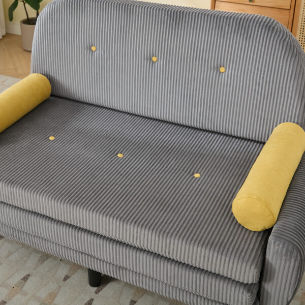 Convertible Sleeper Sofa Bed(Gray)