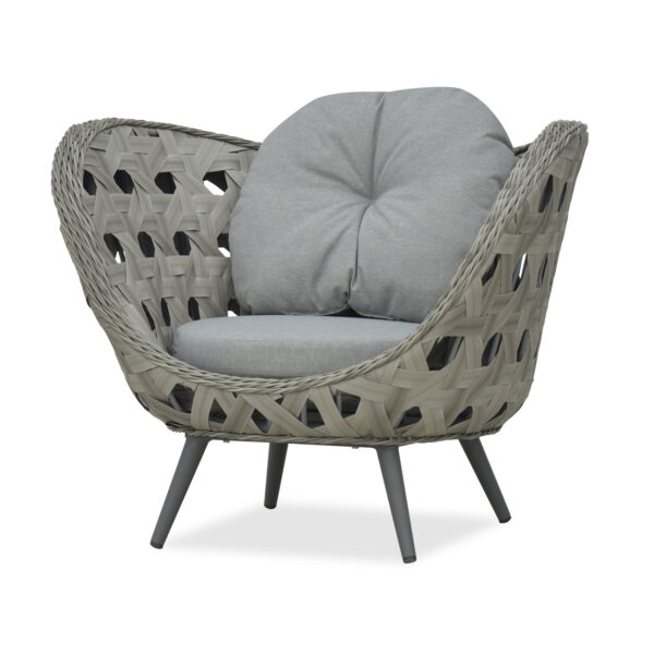 Gemini双子座 (7) 白底 Gemini Outdoor Set - Lounge Chair, Single/Three-Seater Sofa & Side Table, Sunbrella Cushions