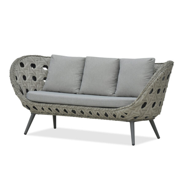 Gemini双子沙发 三人位 (7) 白底 Gemini Outdoor Set - Lounge Chair, Single/Three-Seater Sofa & Side Table, Sunbrella Cushions