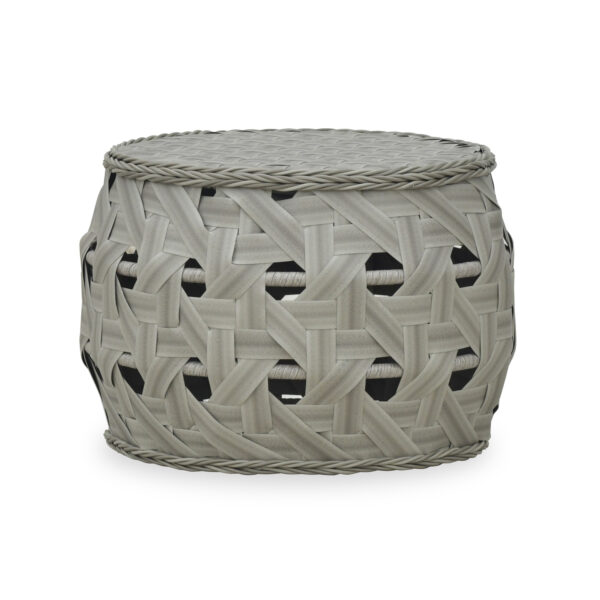 Gemini双子沙发 圆边几 白底 Gemini Outdoor Set - Lounge Chair, Single/Three-Seater Sofa & Side Table, Sunbrella Cushions