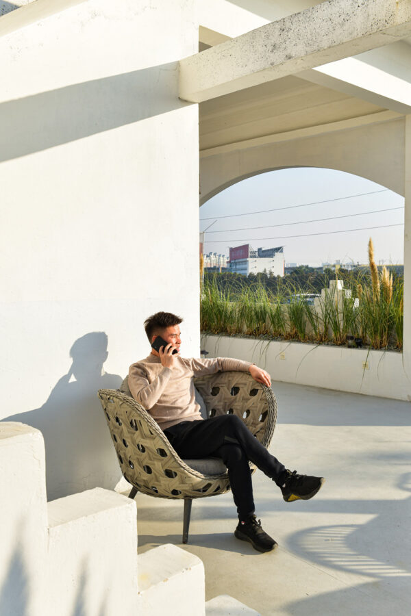 N2006 双子座 (7) Gemini Outdoor Set - Lounge Chair, Single/Three-Seater Sofa & Side Table, Sunbrella Cushions