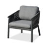 Little Bull Single-Seater Sofa - Premium Grey/Avocado Green, Outdoor PE Rattan with Sunbrella Waterproof CushionsN2363S