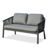 小黑牛 双人沙发 (4) Little Bull Two-Seater Sofa - Premium Grey/Avocado Green, Outdoor PE Rattan with Sunbrella Waterproof CushionsN2363D