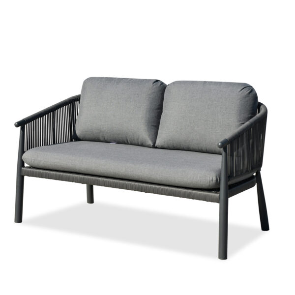 小黑牛 双人沙发 (4) Little Bull Two-Seater Sofa - Premium Grey/Avocado Green, Outdoor PE Rattan with Sunbrella Waterproof CushionsN2363D