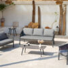 Little Bull Single-Seater Sofa - Premium Grey/Avocado Green, Outdoor PE Rattan with Sunbrella Waterproof CushionsN2363S